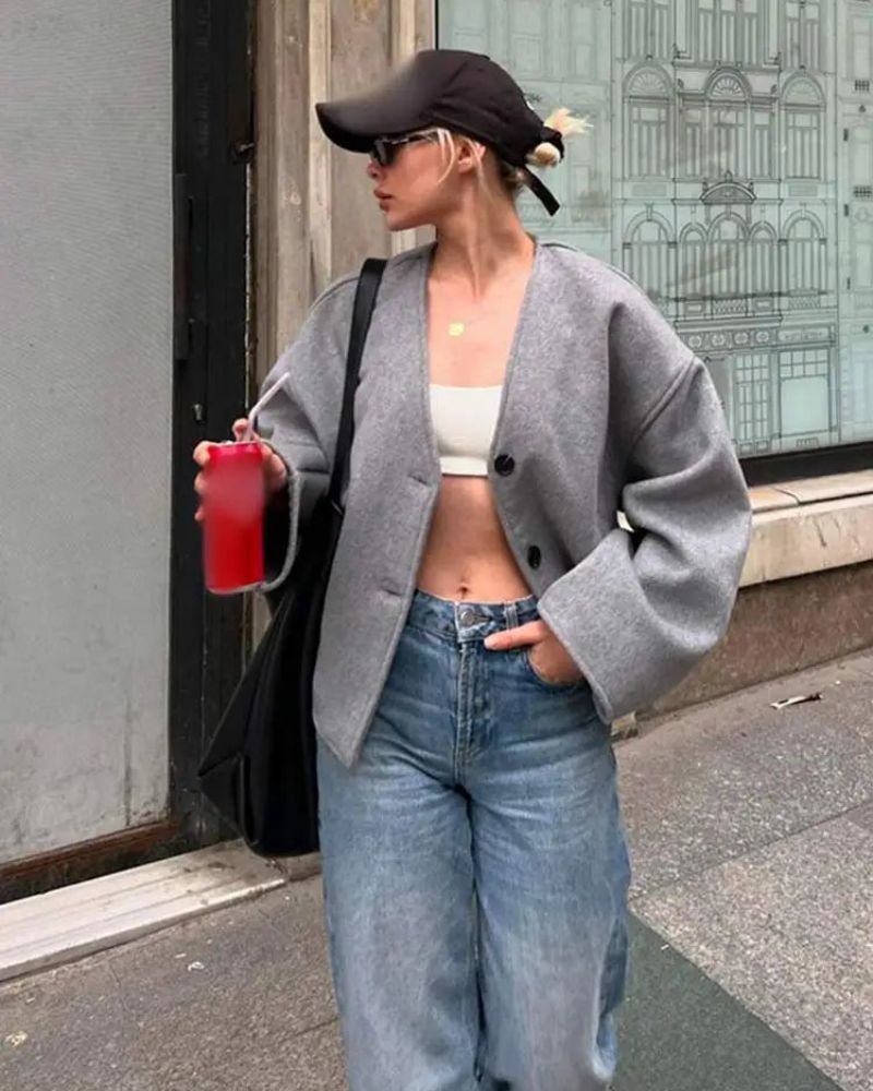 AGNETHA - DESIGNER BLAZER-MANTEL