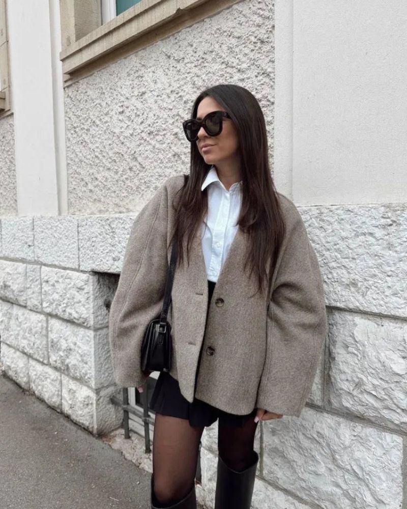 AGNETHA - DESIGNER BLAZER-MANTEL