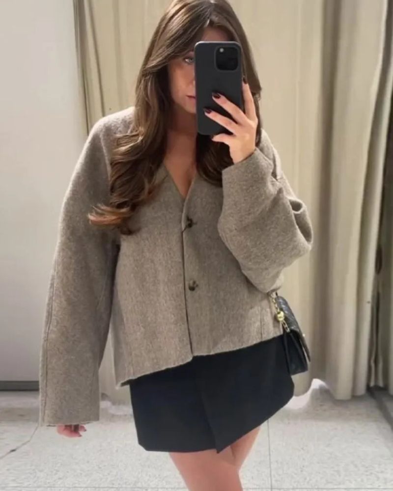 AGNETHA - DESIGNER BLAZER-MANTEL