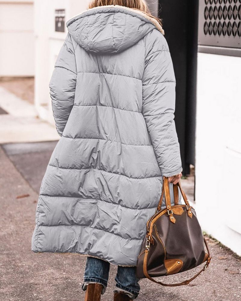 ANNIE - Langer Wendbarer Pelzgefütterter Mantel