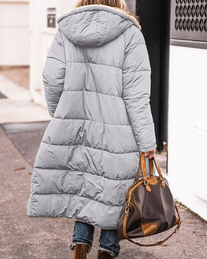 ANNIE - Langer Wendbarer Pelzgefütterter Mantel