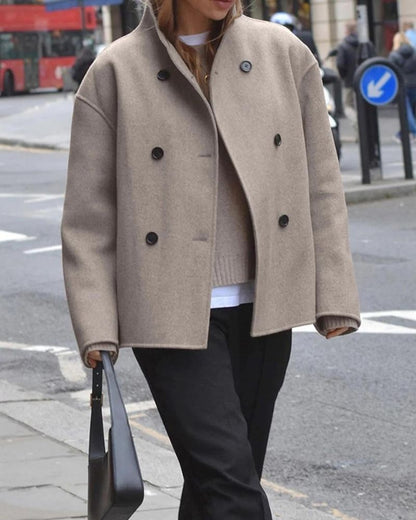 ANAIA - Französische Stil Oversized Jacke