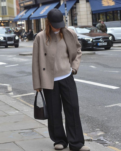 ANAIA - Französische Stil Oversized Jacke