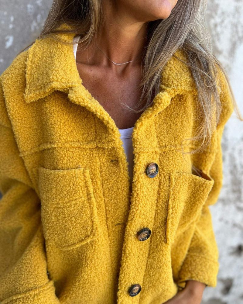 AMELY - Wollreversmantel