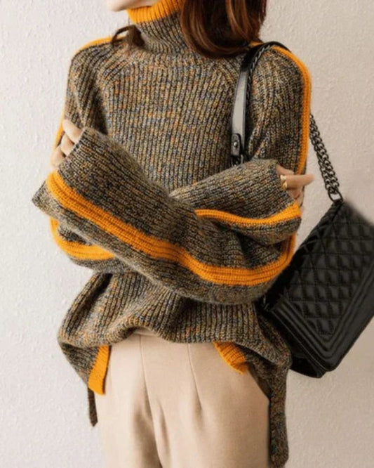 AMEI - STILVOLLER ROLLKRAGENPULLOVER