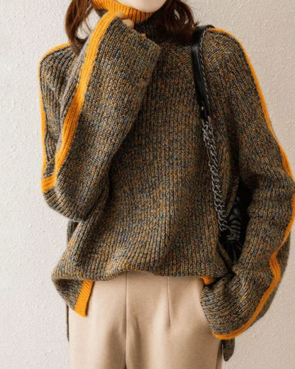 AMEI - STILVOLLER ROLLKRAGENPULLOVER