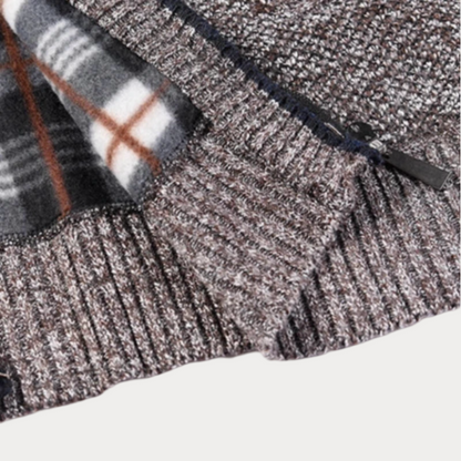 Markus | Herren-Strickjacke mit Reißverschluss