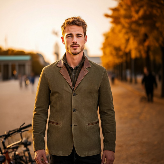 Adrian | Stilvolle Wildlederjacke