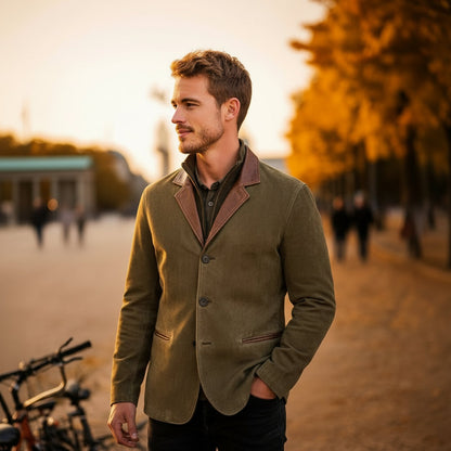 Adrian | Stilvolle Wildlederjacke