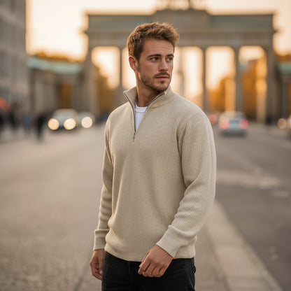 Lennart | Moderner Half-Zip-Pullover