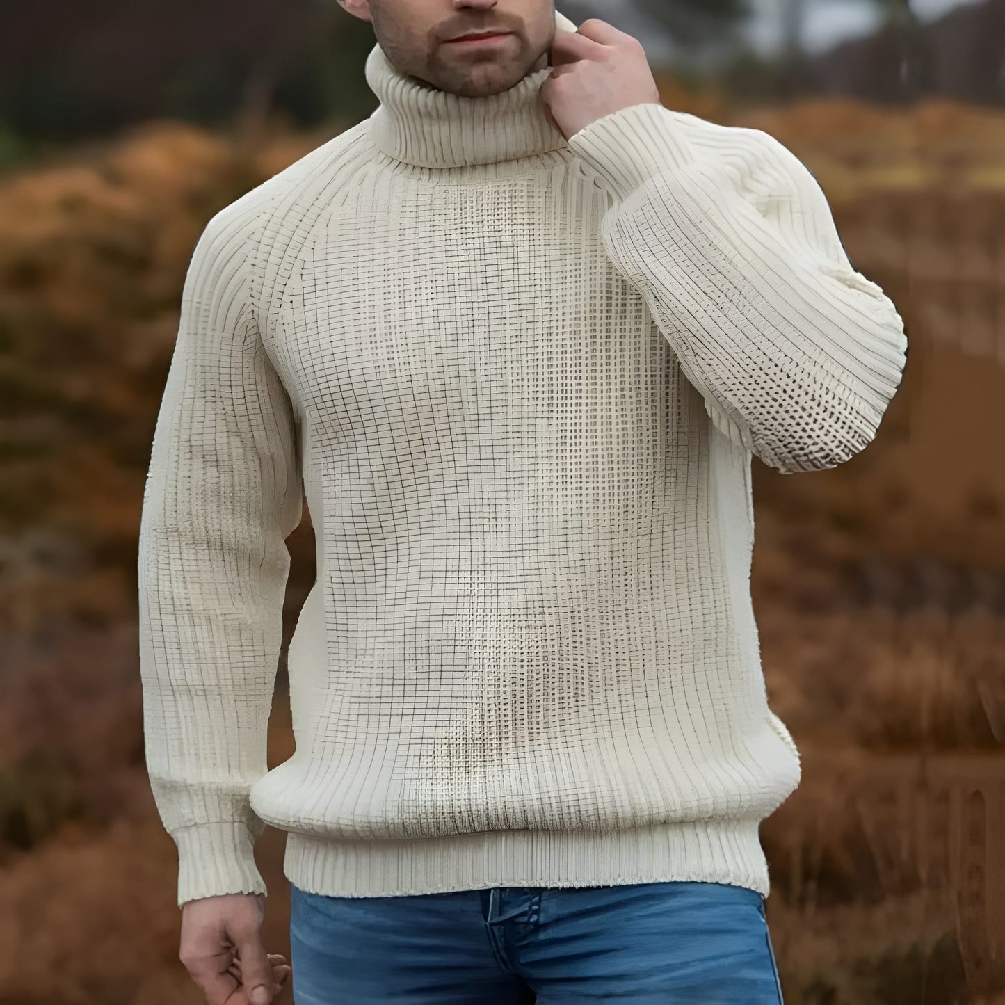 Milan | Dick gestrickter Herren-Rollkragenpullover